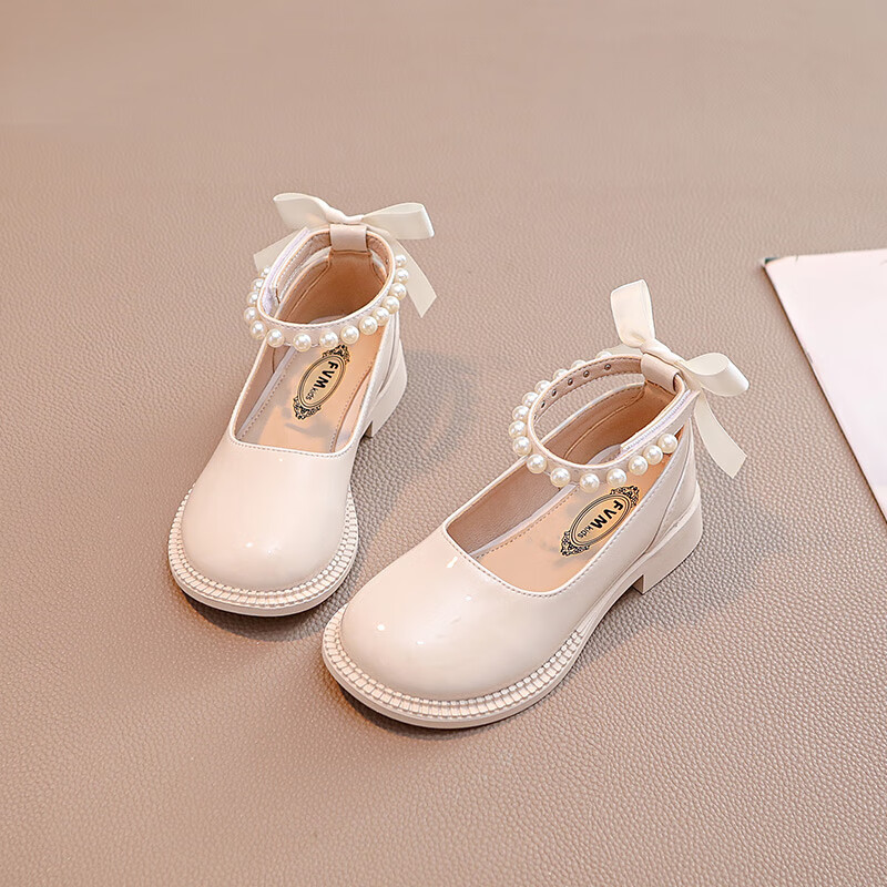 赏峰夏天穿的高跟鞋适合九岁小孩子女童鞋子儿童公主小皮鞋2023新款