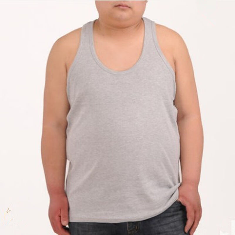 u300斤男士胖子大码背心加肥加大莫代尔休闲宽松大号运动打底汗衫曼迪