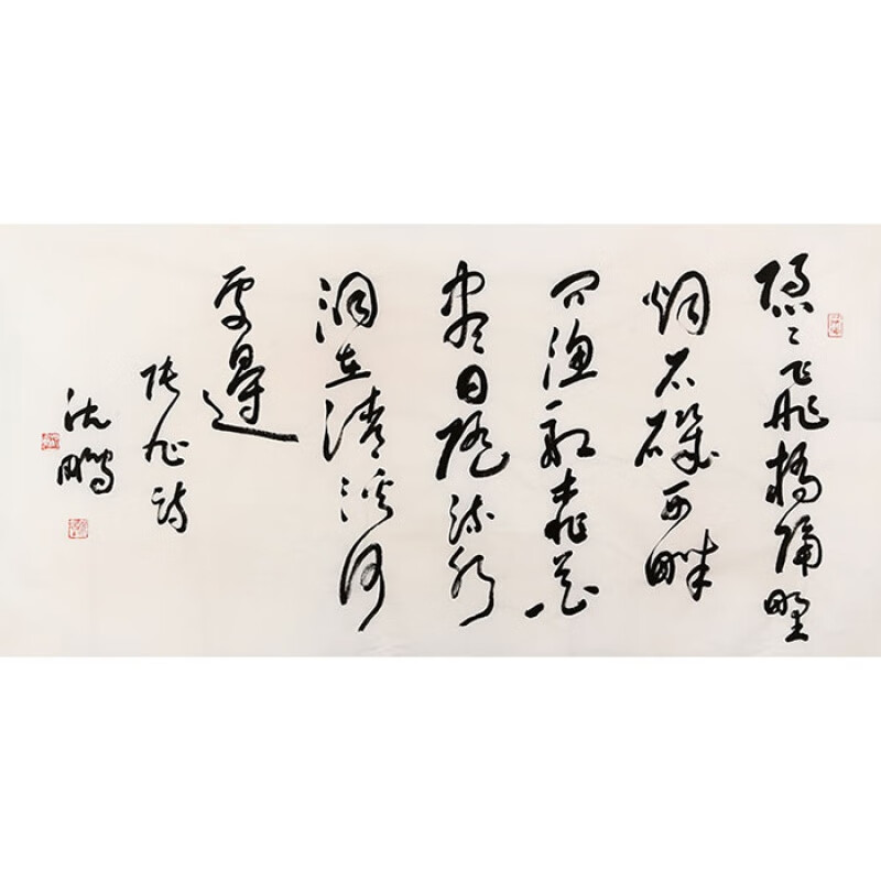 沈鹏书法四尺横幅名家书画草书作品纯手绘书协名人字画带画册相片纯