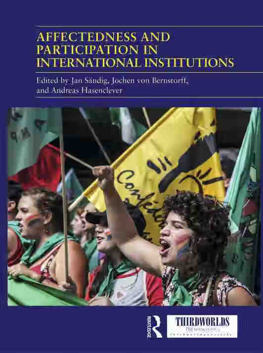 预售 按需印刷 affectedness and participation in international