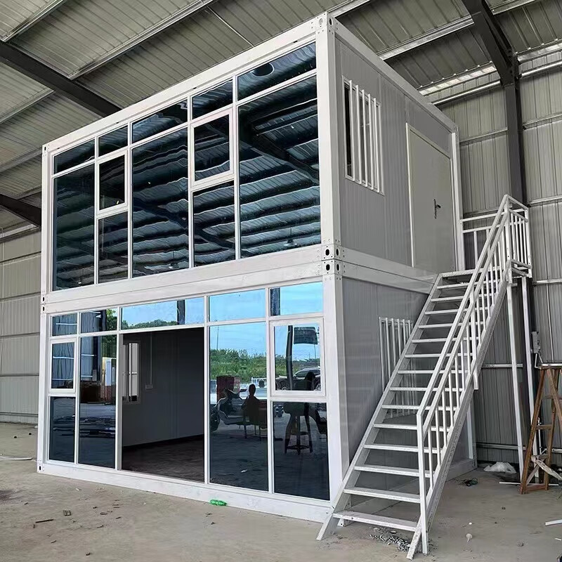 集装箱房屋住人带卫生间移动房集成家用工地简易组装办公室可拆卸 x6