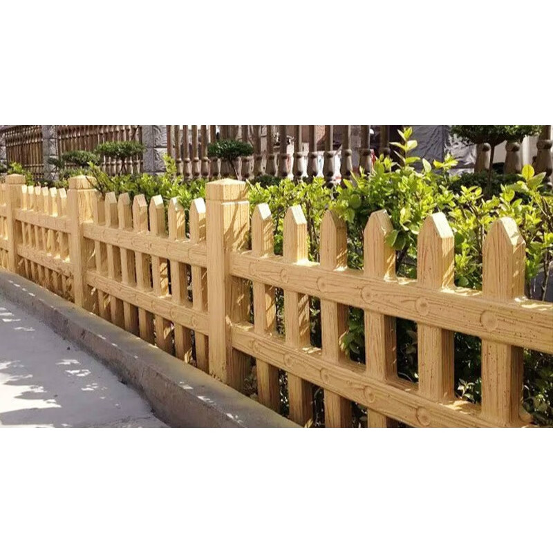 磐筱仿木水泥护栏栅栏市政户外混泥土新农村公园别墅草坪景区围栏杆