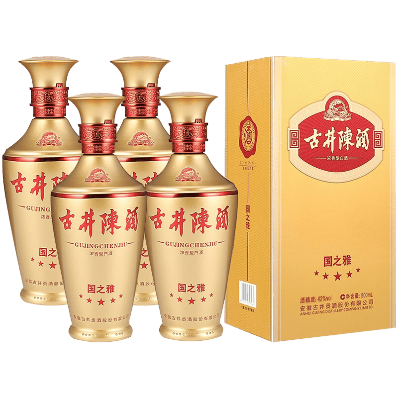 古井贡酒股份有限公司出品42度古井陈酒浓香型白酒500ml 古井陈酒国之