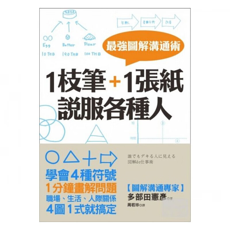 正版1枝筆＋1張紙，說服各種人：強圖解溝通術，學會4種符號，職場、生活、人際關係，4圖1式就搞定！