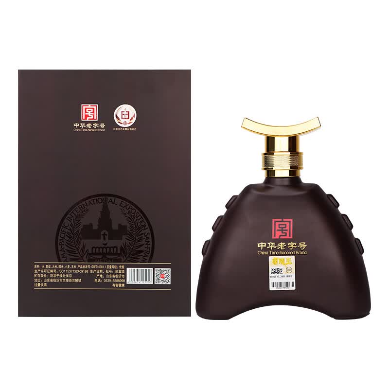 兰陵52度 百年兰陵王 500ml 浓香型 白酒 纯粮酒 礼盒 商务收藏年货 52%vol 500mL 1瓶