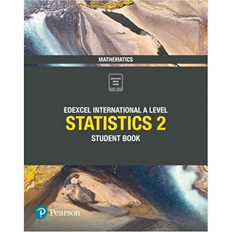 培生爱德思Pearson Edexcel IAL International A Level Statistics Student Book 2 统计学2学生进口用书 英