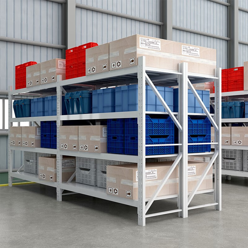 奈高货架重型货架200*80*250cm四层单层500kg承重(定制款)