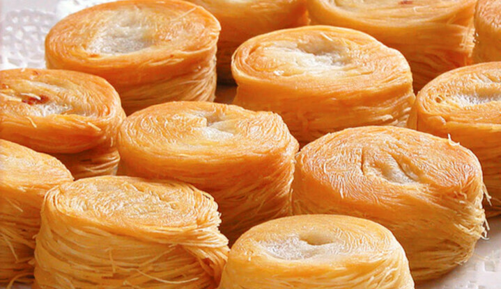 好想你金丝饼千丝饼300g手工酒店点心半成品冷冻油炸银丝饼拉丝饼盘丝