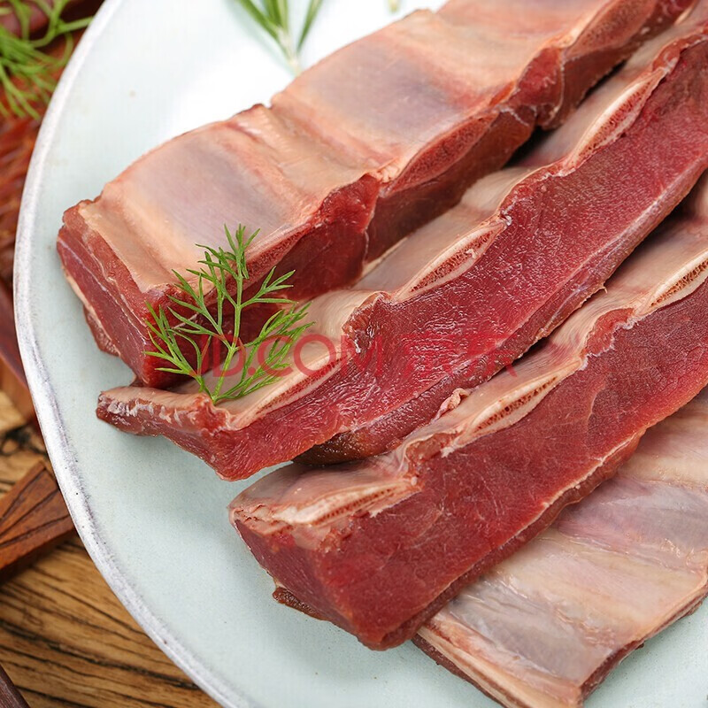 前岔梅花鹿肉新鲜现杀鹿排整只鹿白条鹿腿肉速冻 四斤装【鹿排骨】