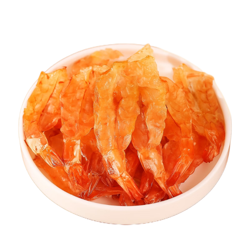 金鵬開(kāi)背鳳尾蝦干威海特產(chǎn)即食海鮮零食烤蝦干仁開(kāi)背大蝦高蛋白低脂 開(kāi)背蝦50g*1袋