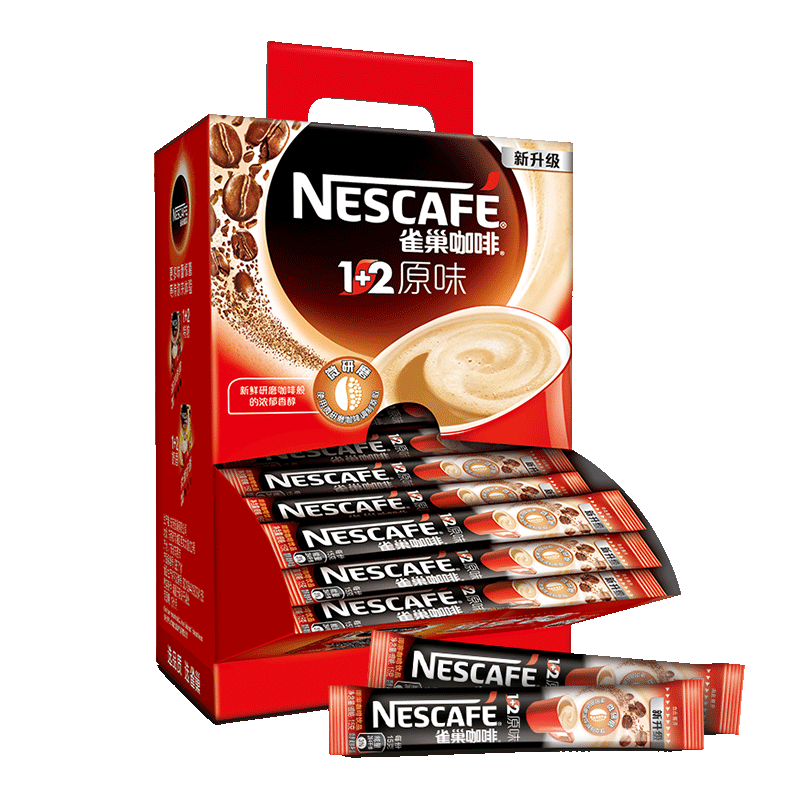 Nestle雀巢咖啡1+2原味\/特浓三合一速溶咖啡粉90条\/100条装咖啡粉 雀巢特浓90条（礼盒装）