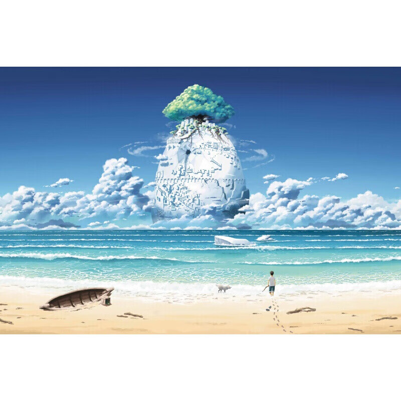 槿致家居 动漫风景海报景色唯美二次元学生宿舍卧室墙贴墙纸自粘壁贴