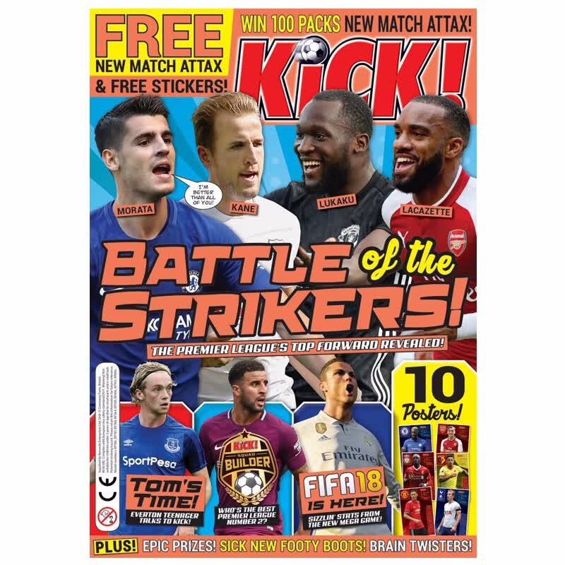 【包邮】【订阅】KICK Magazine 足球体育杂志 英国英文原版 年订12期善本图书 E297