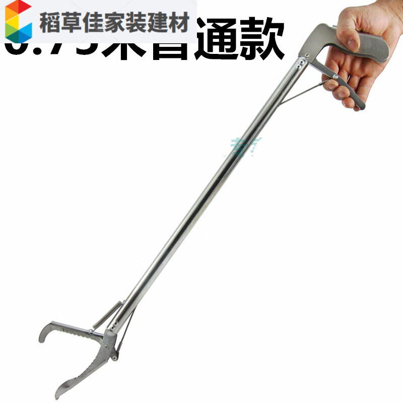 旭杉斯加长不锈钢捕黄鳝夹子抓泥鳅钳子养蛇器蛇钩钳夹防滑工具加厚