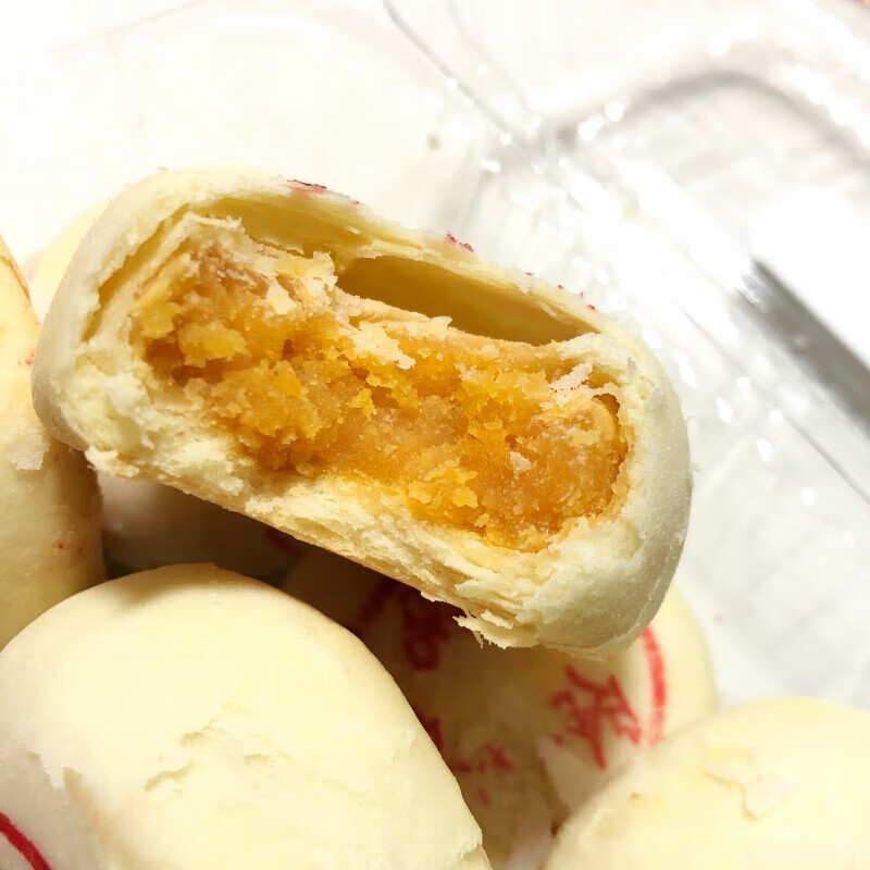 虎钢馋南京美食 泸溪河乳酪蛋黄 6只 蛋黄酥雪媚娘新鲜糕点心网红