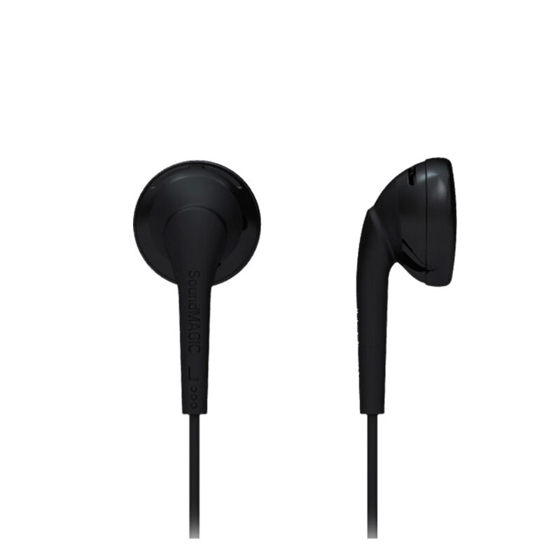 SoundMAGIC 声美 EP10 平头塞耳塞式动圈有线耳机 黑色 3.5mm