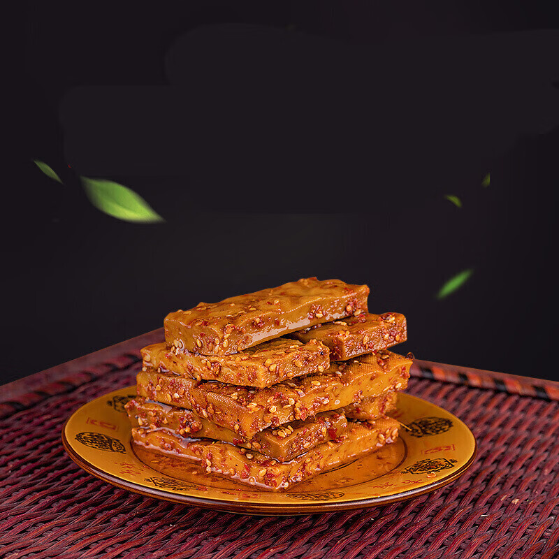 梦信通城特产麦市干子麻辣五香豆干休闲零食小吃豆制品豆腐干 麻辣厚