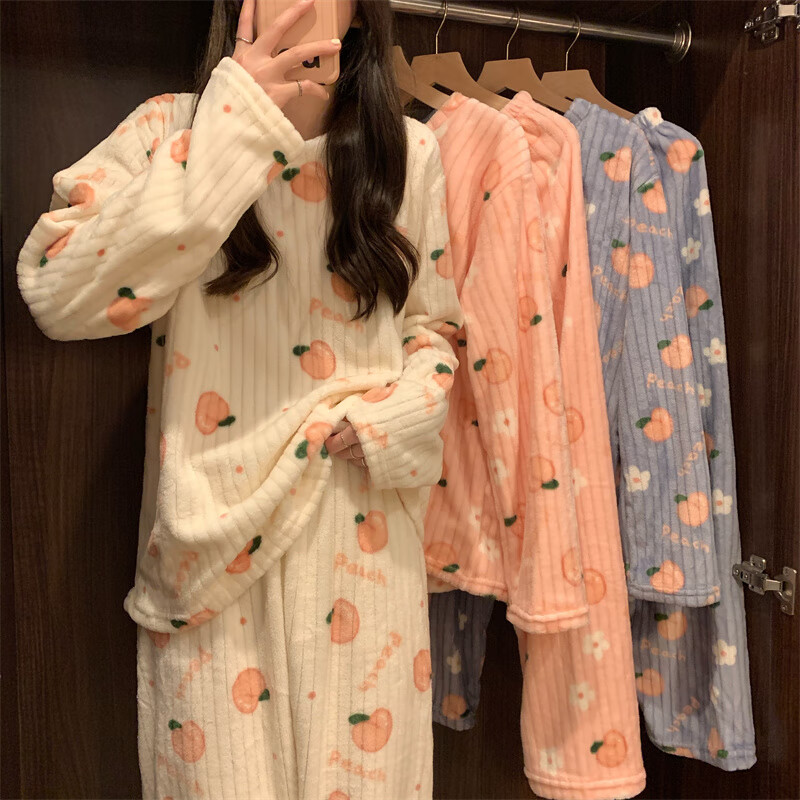 南极人睡衣女秋冬珊瑚绒女士家居服可外穿法兰绒暖暖长袖睡裤保暖套装属于什么档次？