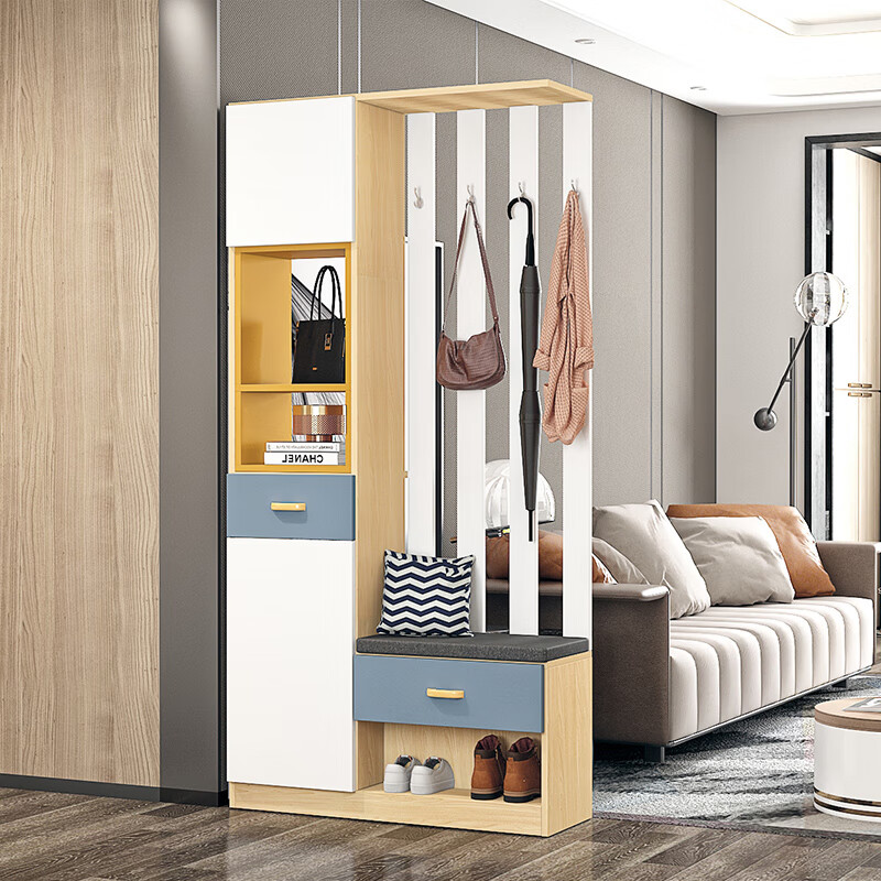 生态宜家(eco-me)定制进门玄关柜客厅玄幻隔断柜现代简约入户间厅柜