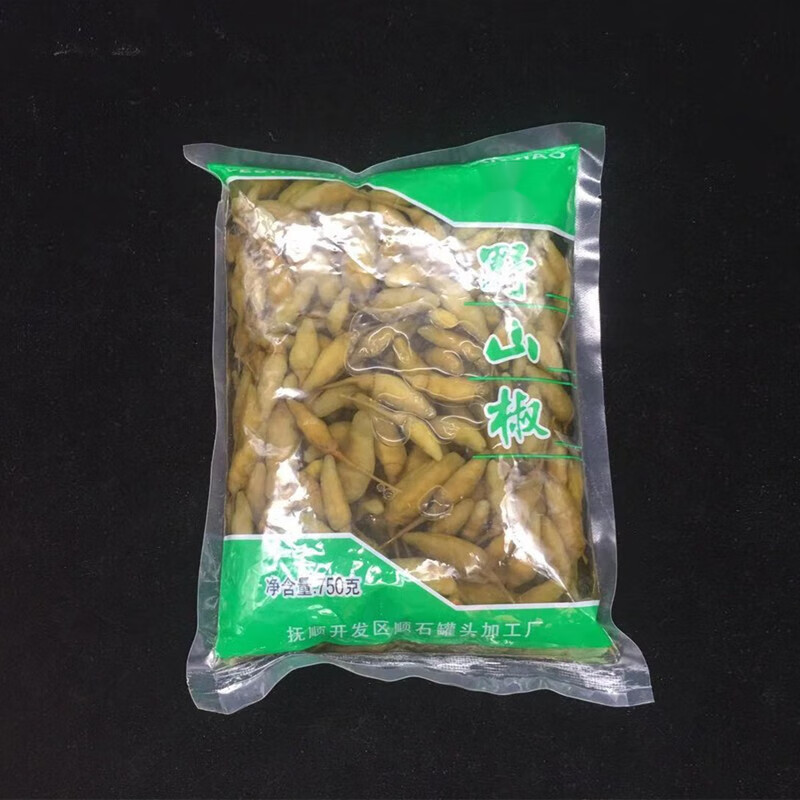 欧贤禾东北特产野山椒泡山椒树椒 酸甜口泡椒小辣椒一袋750克 1袋装