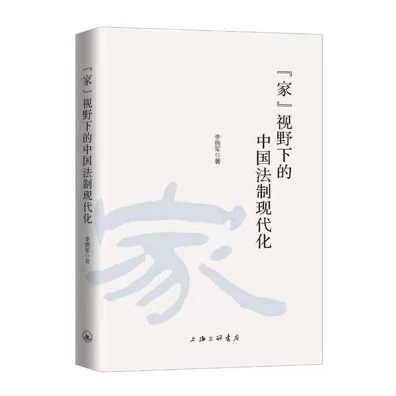 家视野下的中国法制现代化(精)