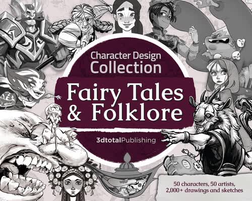 角色设计 3dtotal 童话&传说 绘画指南 英文原版 Character Design Collection: Fairy Tales & Folklore