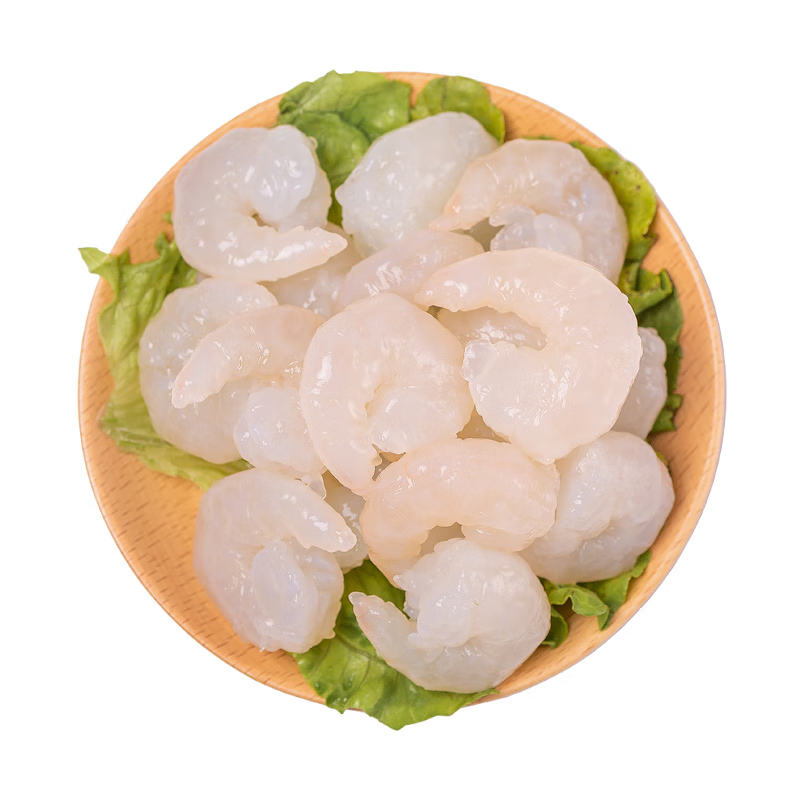 皓谦淡水虾仁冷冻大号现剥开背国产冰鲜青虾仁 虾仁500g