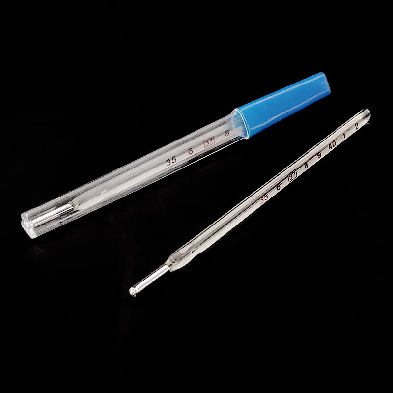 医用水银体温表玻璃高精度家用腋下口腔婴儿儿童幼儿成人温度计 玻璃