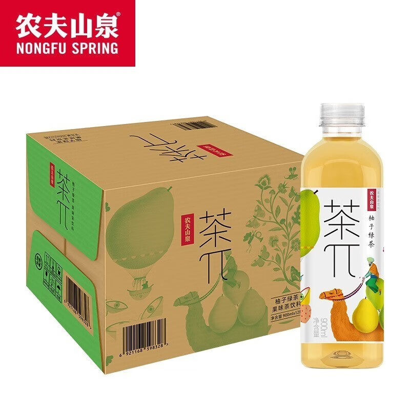 农夫山泉 茶派π茶饮料茶兀蜜桃乌龙茶900ml柠檬红茶 柚子绿茶900ml*4瓶属于什么档次？