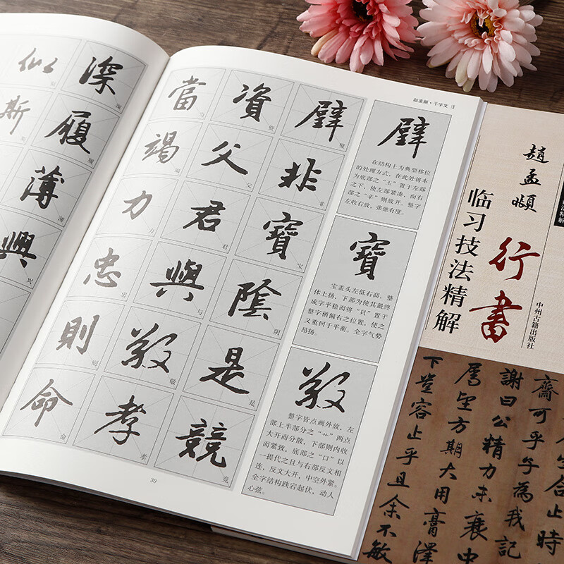 历代名家碑帖 后赤壁赋 千字文 止斋记 赵体书法入门 赵体毛书法临摹