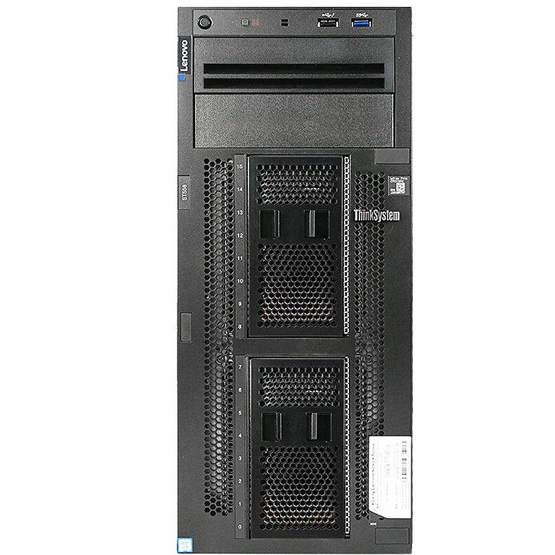联想（Lenovo）ST550 双路塔式服务器 GPU/虚拟化服务器主机 铜牌3204*2/2*16GB/2*2TB SATA/R530-8i/550W