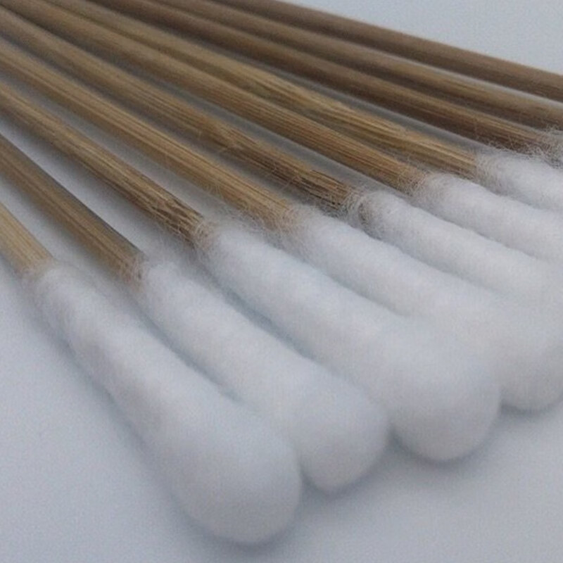 顺康正 棉签独立包装一次性卫生棉棒棉签 竹棒单头消毒家用护理医用棉签 棉签3大包共1200支
