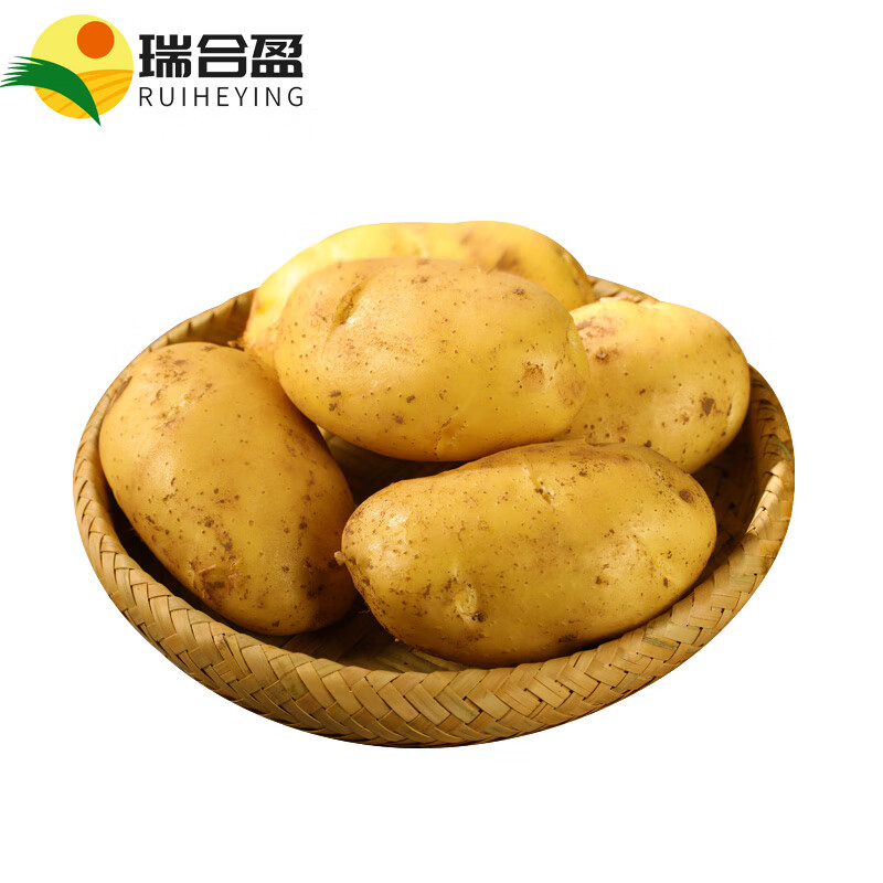 瑞合盈 土豆新鲜大马铃薯黄心小洋芋新鲜蔬菜 大果(每个土豆200g-300g