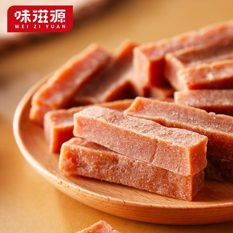 味滋源山楂卷 果蛋皮蜜钱果干山楂片 儿时怀旧零食酸甜爽口 山楂卷 500g/袋 1件