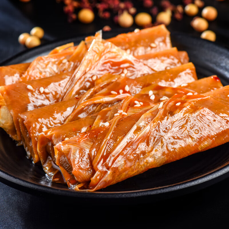 clcey豆鸡四川德阳特产素鸡豆麻辣豆皮卷 麻辣味70g