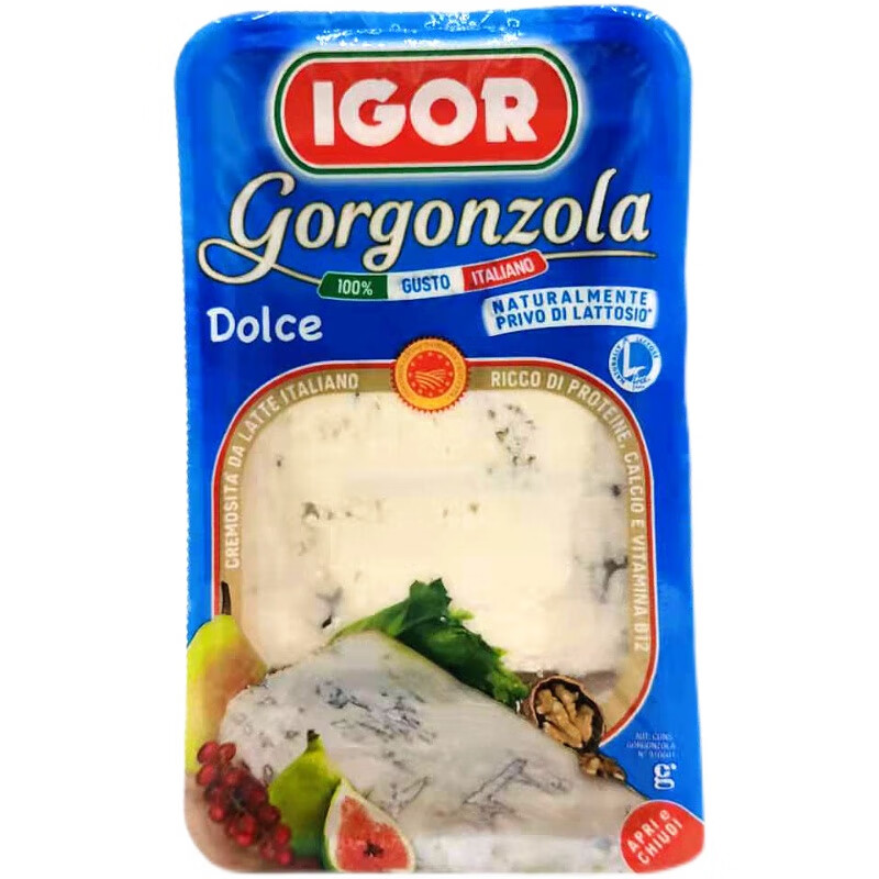 东方甄选同款意大利伊戈尔戈贡佐拉芝士200g三角蓝纹臭奶酪蓝波干酪