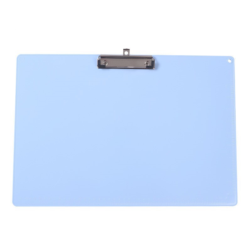 美术写生画夹素描速写夹硬板夹8k写字垫板清新颜色莫兰迪色 a3-蓝色