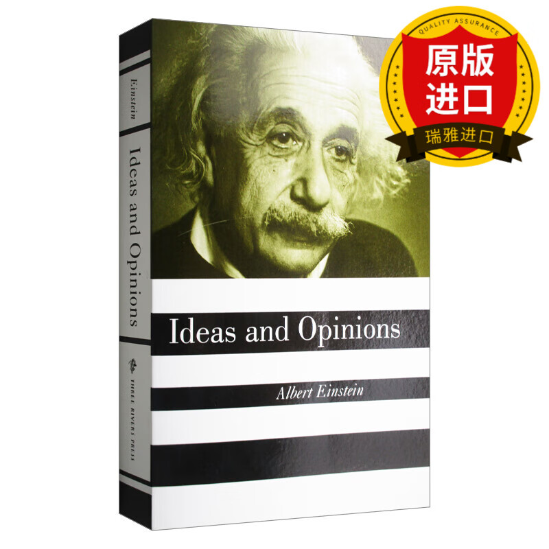 ideas and opinions 爱因斯坦 albert einstein 全英文版进口英语书籍