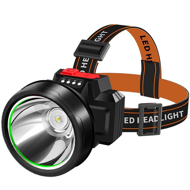 jkx德国进口品质头灯防水强光超长续航可充电户外超亮远射头戴式手电