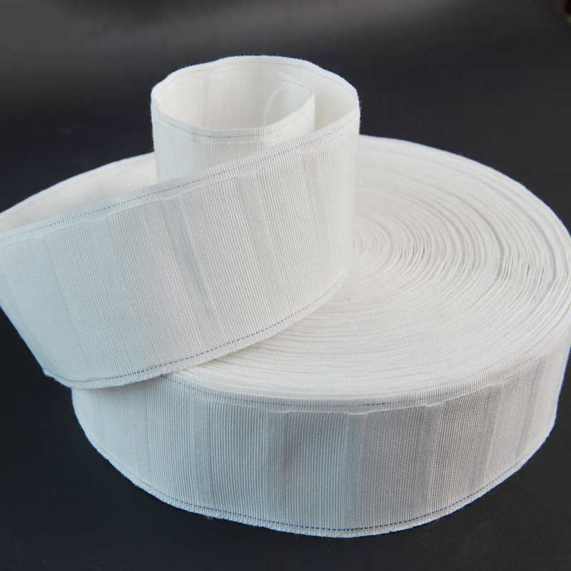 禧愿 加厚加密窗帘挂钩布带条布窗帘带子窗帘配件辅料白布带 布带5米