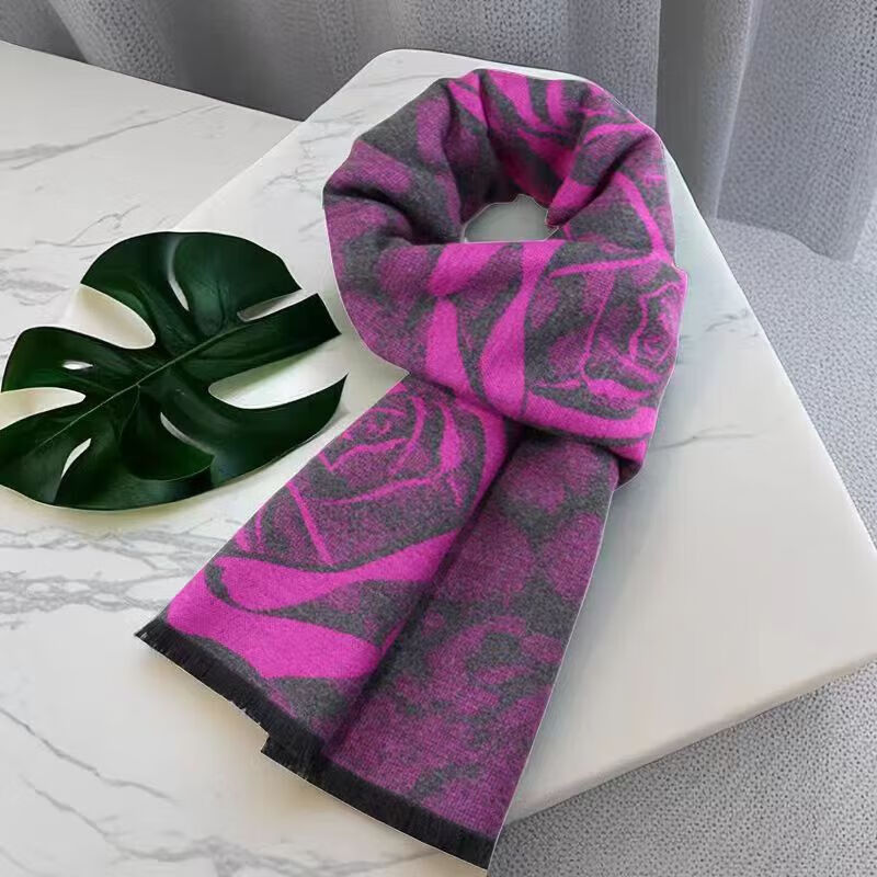 艾予曼送妈妈礼物围巾送长辈送丈母娘礼物中老年围巾礼盒围脖礼盒装