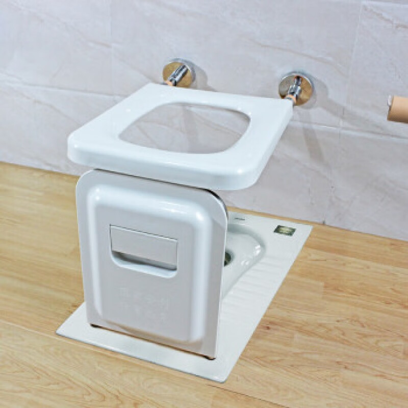 墙壁挂可折叠坐便器老人家用蹲厕改坐厕两用马桶加装浴室凳坐便椅其他