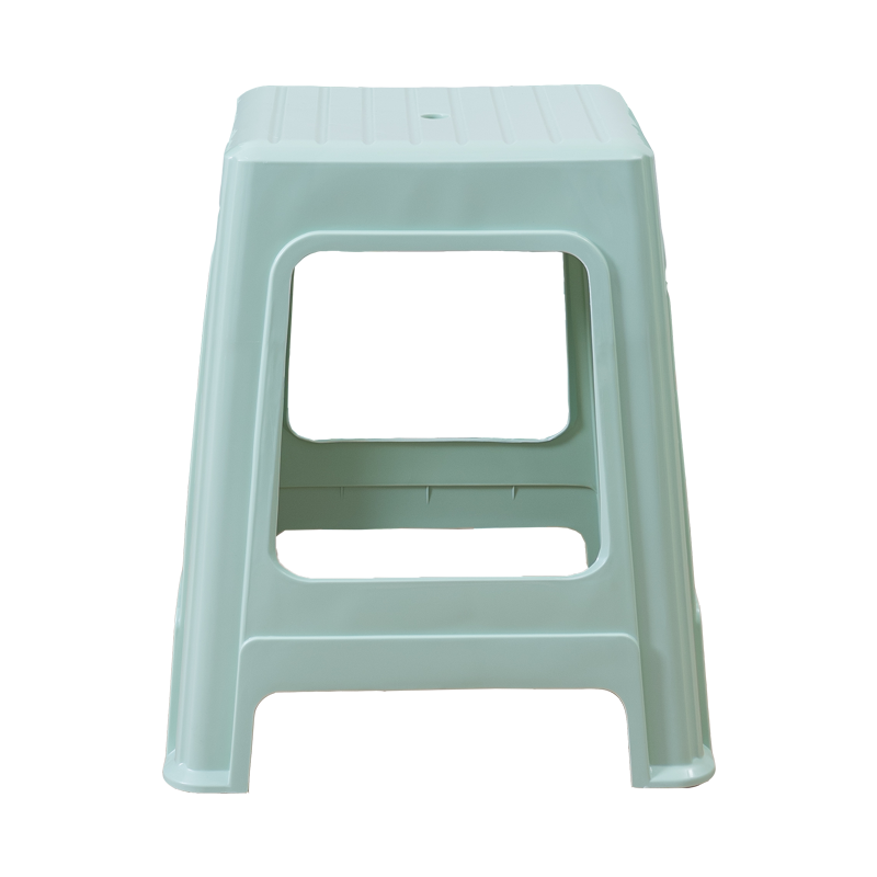 好尔凳子家用客厅厨房高凳子加厚可叠加板凳防滑方形塑料凳子