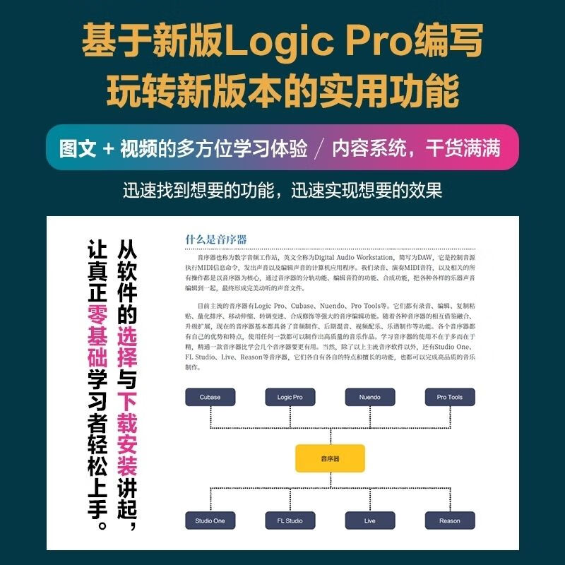 【二手9成新】-从小白到高手logicprox快速上手教程编曲教程歌曲