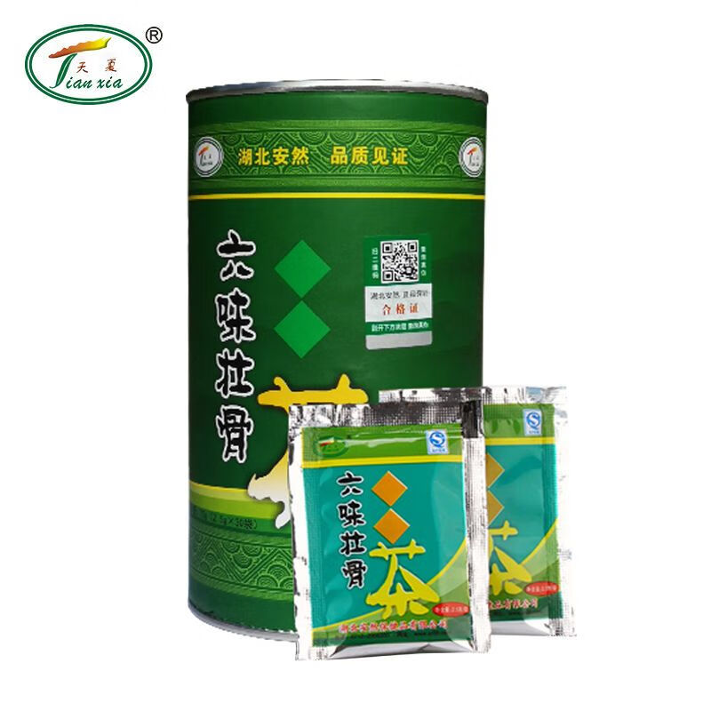 食芳溢强健壮骨养生茶搭六味壮骨速溶茶柏林补骨茶30袋/罐 75g