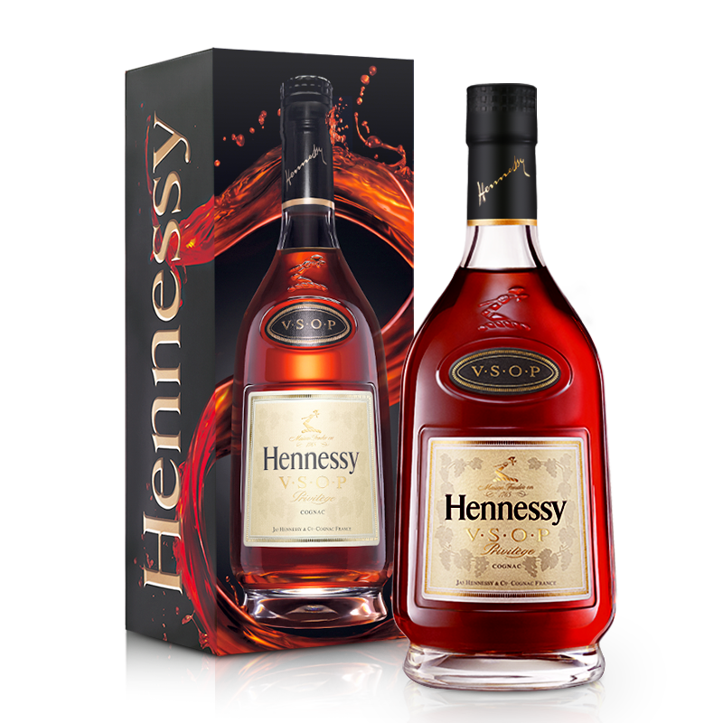 轩尼诗(hennessy) vsop 干邑白兰地 法国进口洋酒 700ml年货送礼 460