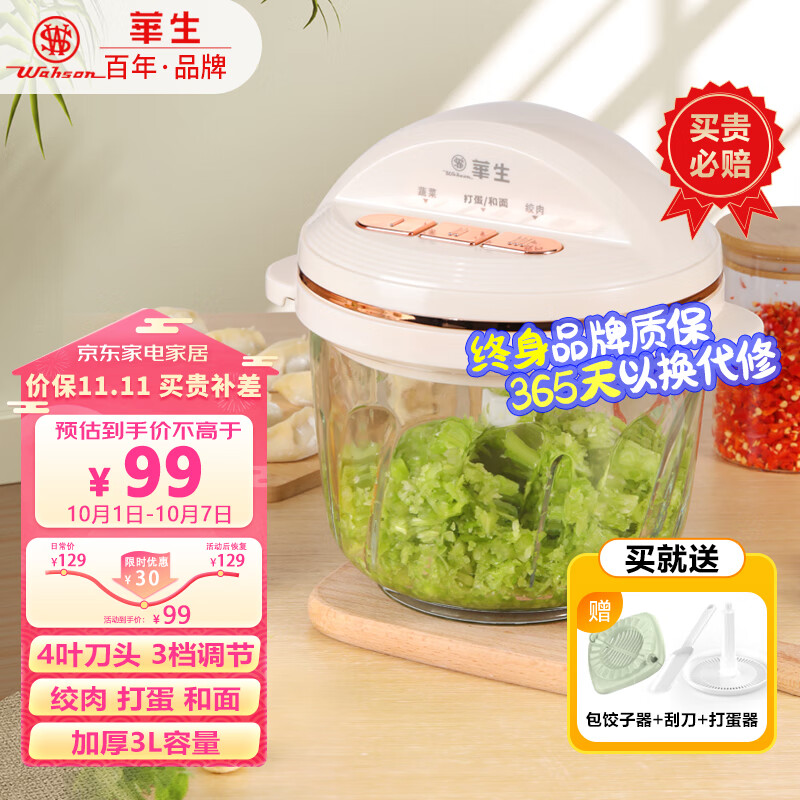华生（Wahson）绞肉机家用 绞馅机 碎肉机 电动多功能料理搅拌机打肉机饺子肉馅蒜蓉机 搅肉机使用感如何?