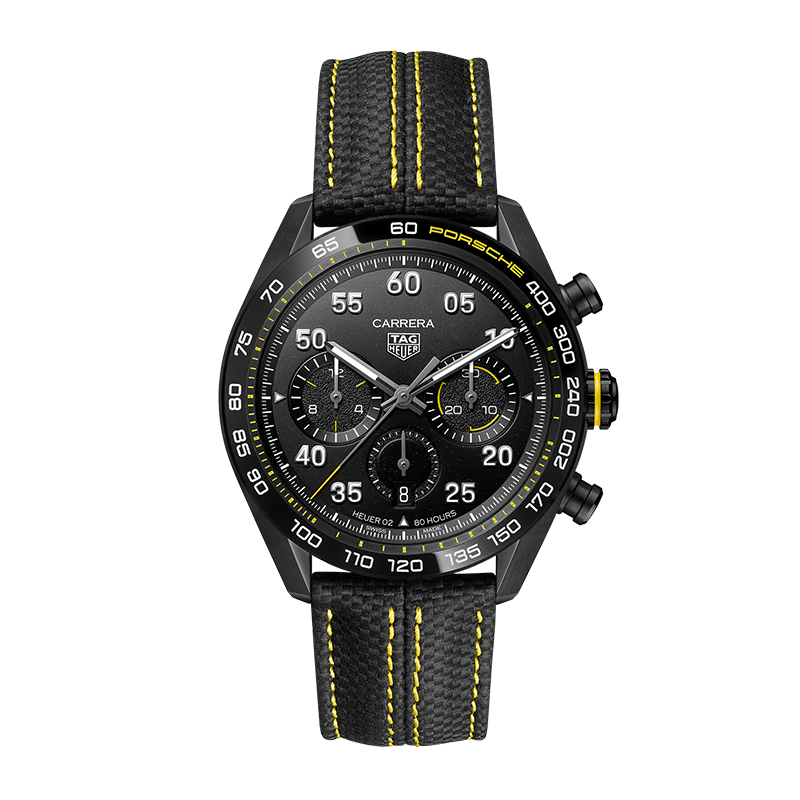 泰格豪雅(tag heuer)瑞士手表 卡莱拉系列 保时捷联名限量款 机械男士