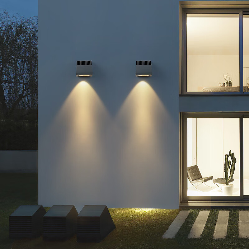 半语【banyn】门头灯led灯亮店铺门头射灯室外大门灯户外庭院别墅装饰