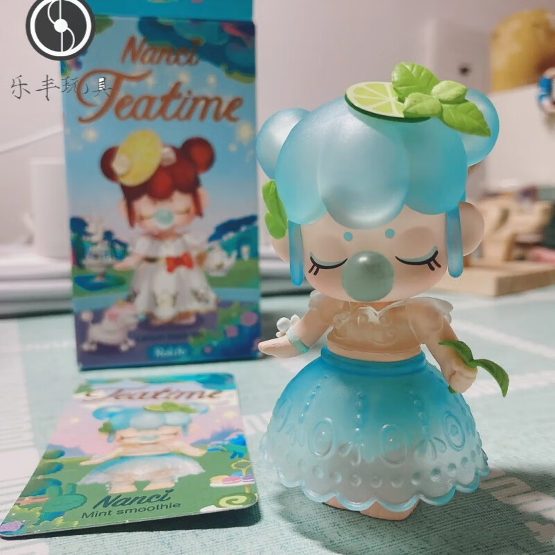 第四代盲盒 可爱少女心确认款 单个盲盒随机发 小隐藏-薄荷冰沙 拆开